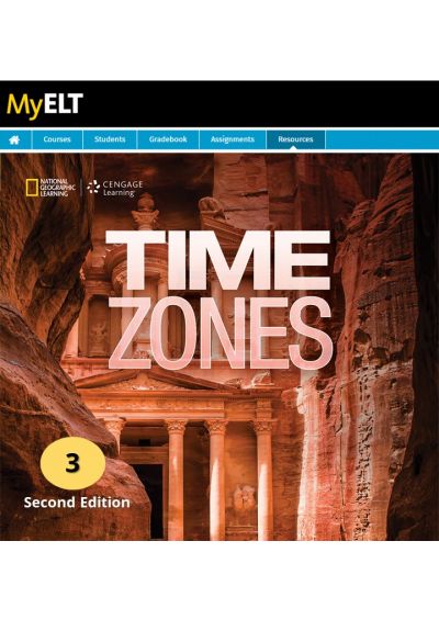 新しいエルメス Time Zones Online Workbook 3, Second Edition 洋書、外国語書籍